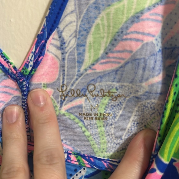 NWOT Lilly Pulitzer Tropical Print Swing Dress - Picture 5 of 5